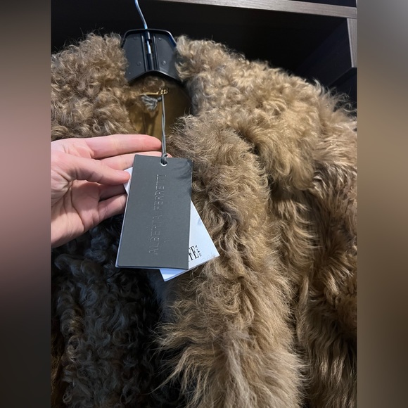 Alberta Ferretti reversible shearling coat sz IT40 / small - Picture 7 of 9